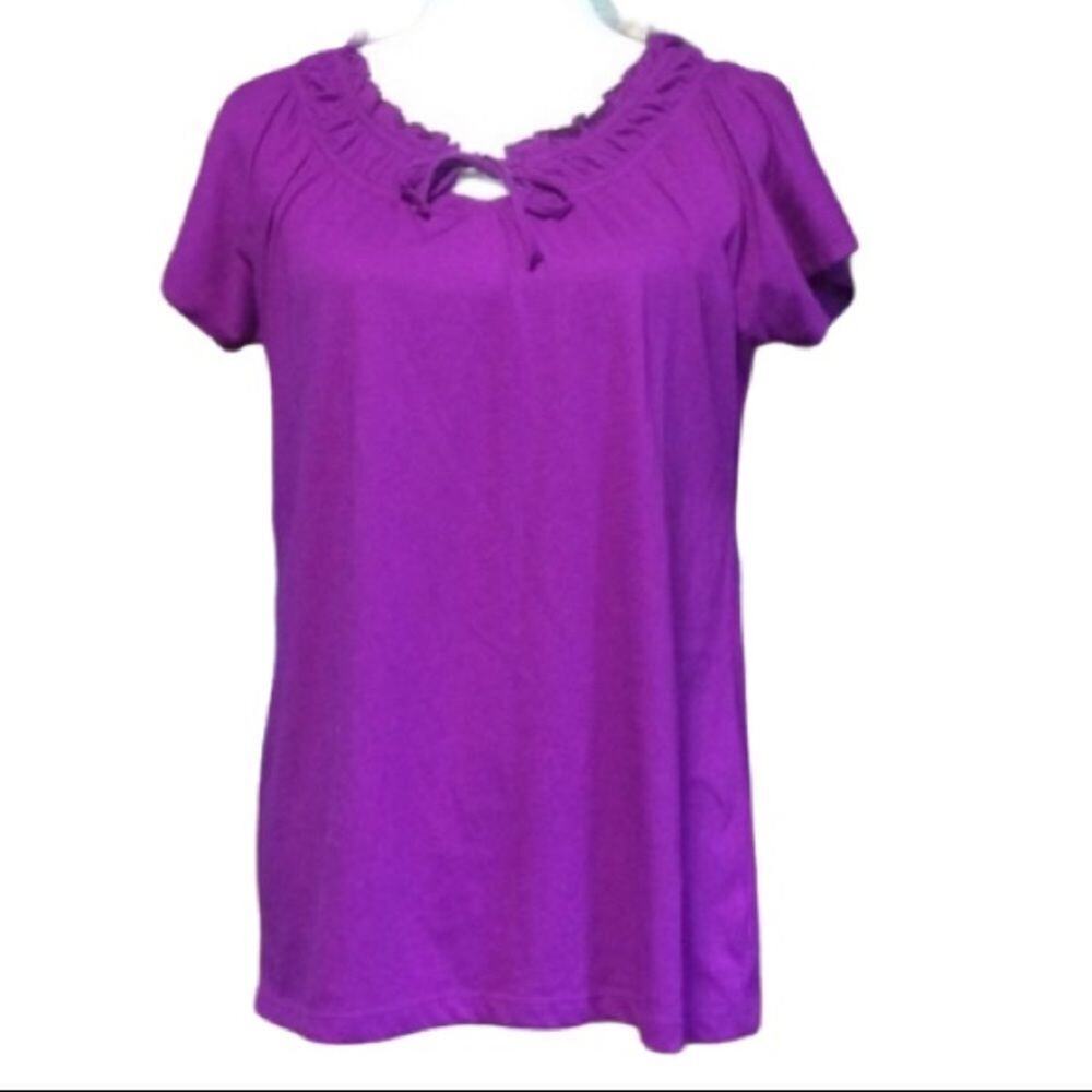 Small fashion bug purple t-shirt